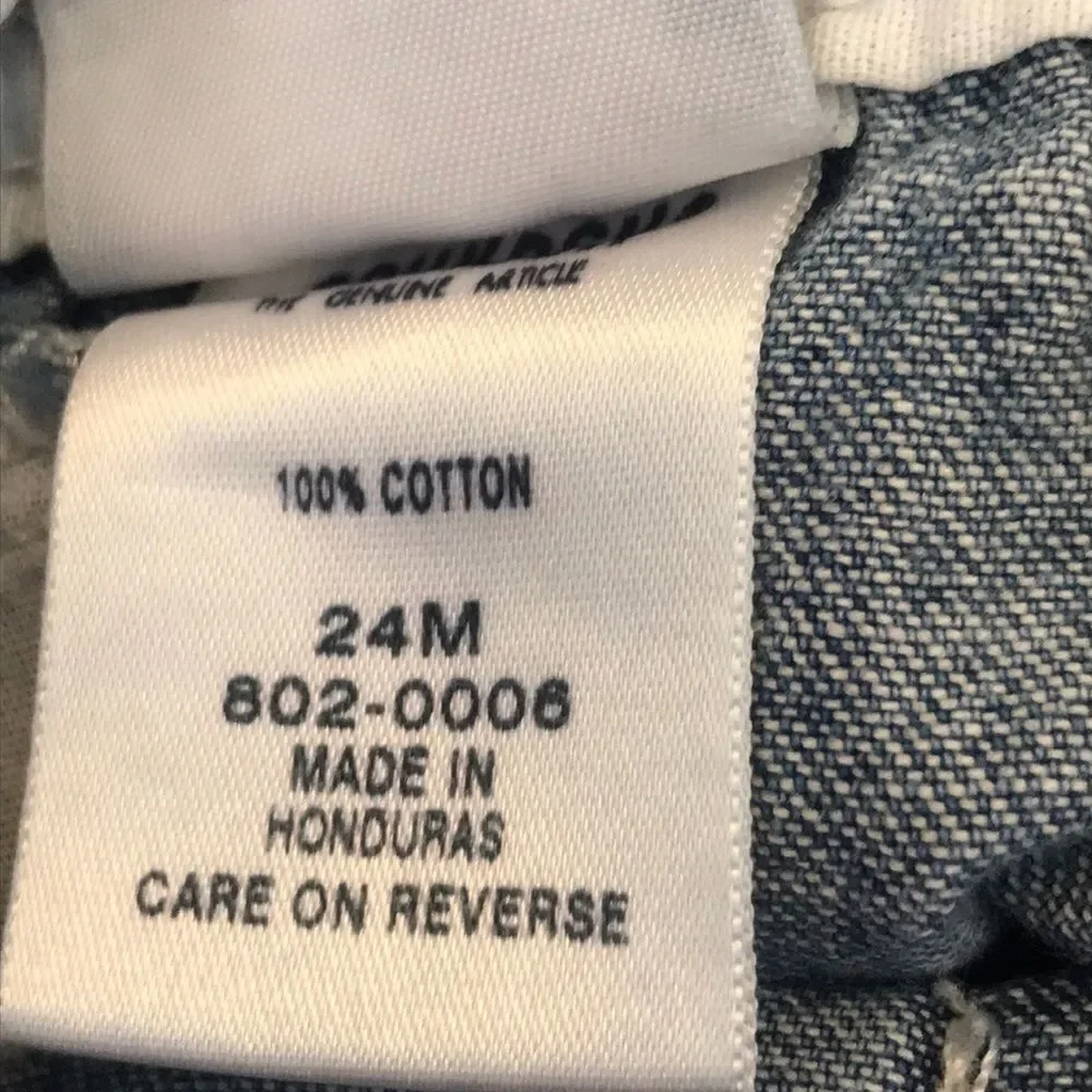 10/$50 VINTAGE OSHKOSH B GOSH OVERALL 💯 COTTON SIZE KIDS 12 MONS